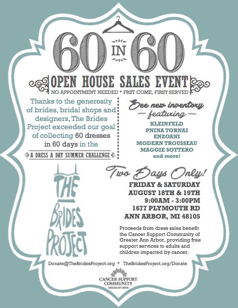 60 in 60 open house flyer